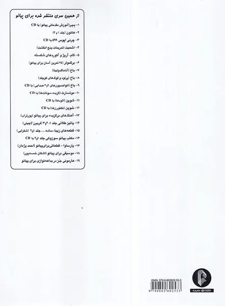 اشمیت تمرینهای پنج انگشت برای پیانو